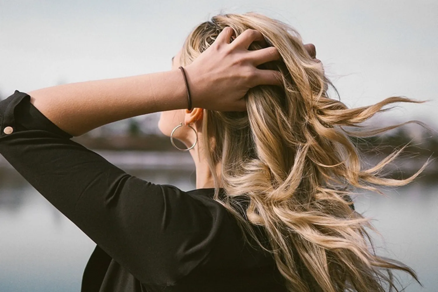 Man going through a follicular unit extraction process<br />